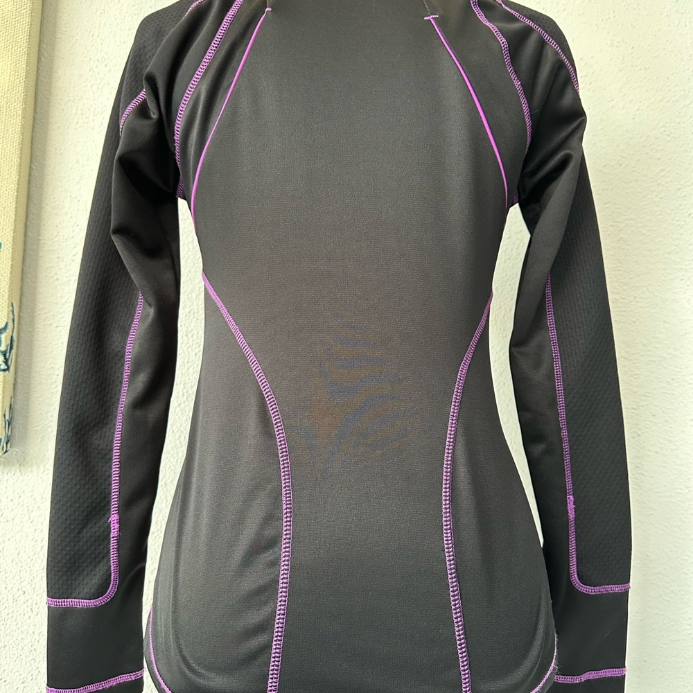 Women's Black and Purple Zip Up by Fila - Picture 10 of 17